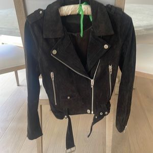 Blank NYC chocolate suede jacket